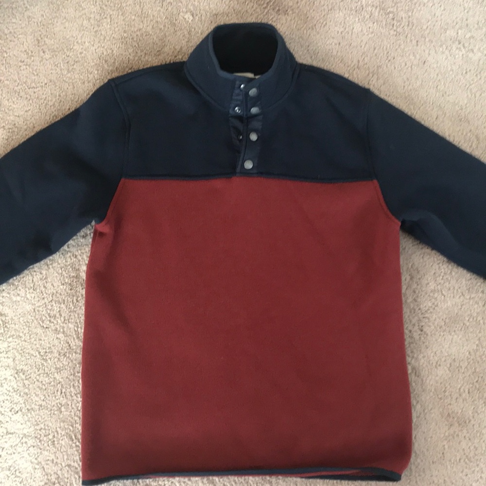 Brooks Brothers Red Sweater Fleece Pullover